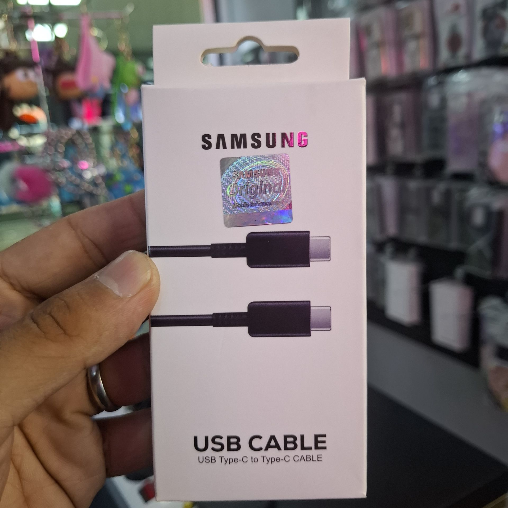 کابل اورجینال ۲سر تایپ سی سامسونگ